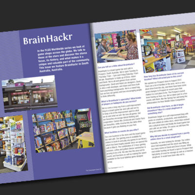 FLGS Worldwide featuring BrainHackr in Issue 24
