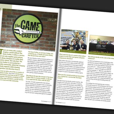 The Game Crafter in Issue 25
