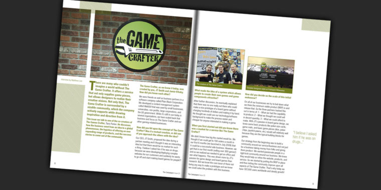 The Game Crafter in Issue 25
