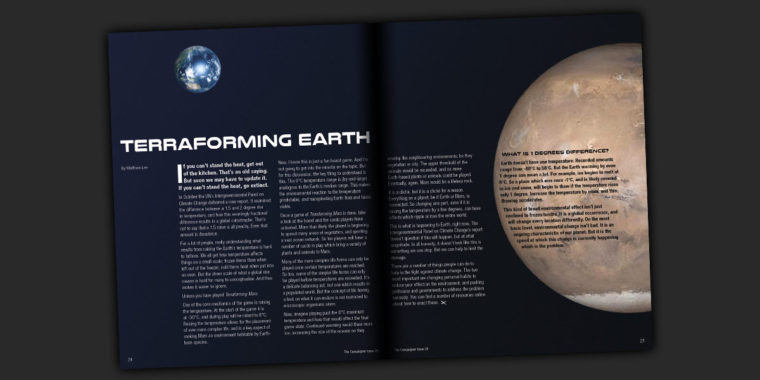 Terraforming Earth in Issue 26