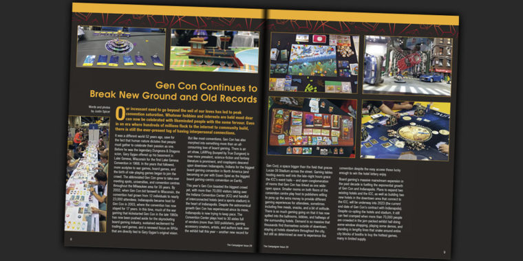 Head to Gen Con in Issue 29