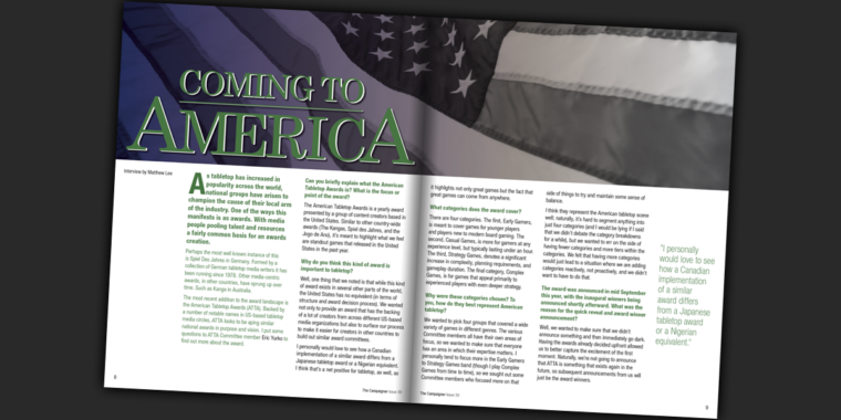 Coming to America in Issue 30