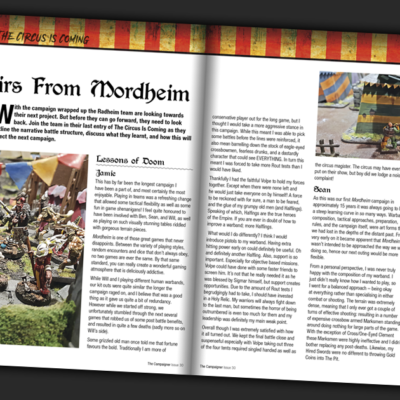 Memoirs From Mordheim in Issue 30