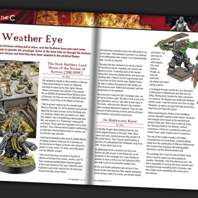 Keep A Weather Eye in Issue 32
