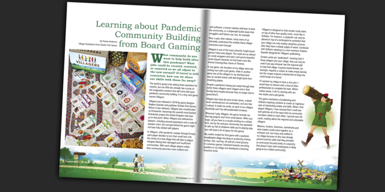 Pandemic Community Building in Issue 33